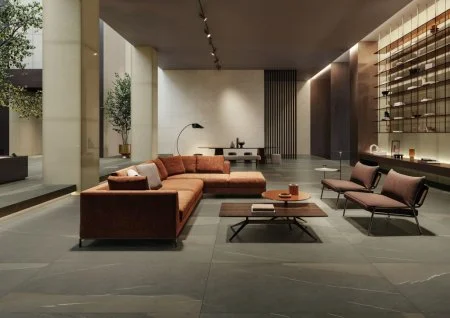 Керамогранит Italon Метрополис Аркадиа Браун 80х160 (Натуральная и Реттифицированная) в Чебоксарах