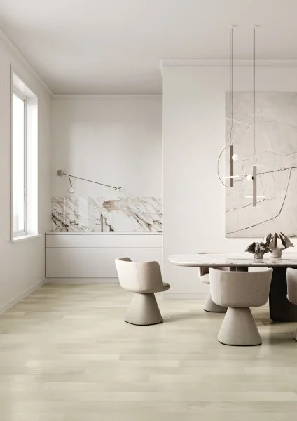 Паркетная доска Quartz Parquet Классик 7 мм Клён Американский Белый 400-56 в Чебоксарах