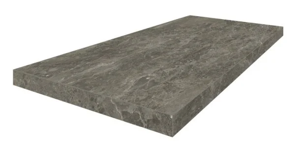 Керамогранит Coliseum Да Винчи Браун Ступень угловая левая (Натуральный, 33х60) в Чебоксарах