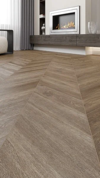 Кварц-виниловая плитка Alpine Floor Chevron Макадамия ECO 20-5 (2,5 мм. 43 класс) в Чебоксарах