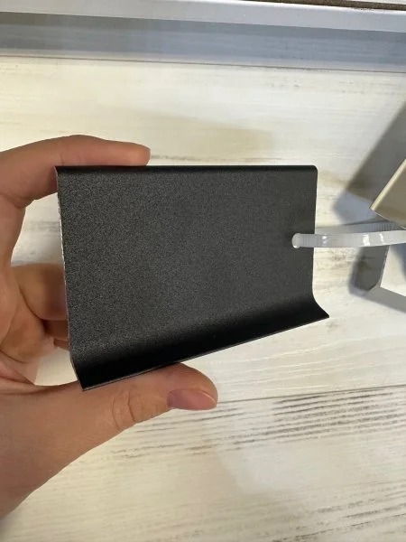 Алюминиевый плинтус Bonkeel ПЛ80 515л Черный (78,5х11,2х2500мм) в Чебоксарах