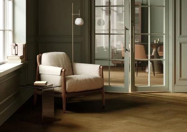 Паркетная доска Quartz Parquet Штучный паркет Дуб Кедровый Латте 44-1258-59 в Чебоксарах