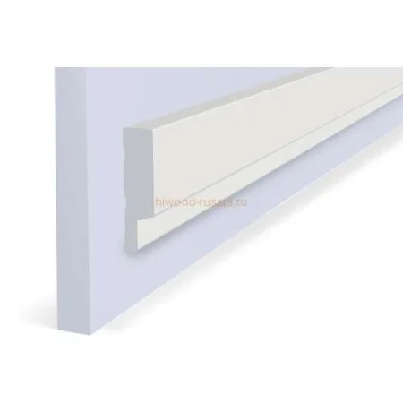 Финишный молдинг LF124A NP правый белый (42х12х2700мм) в Чебоксарах