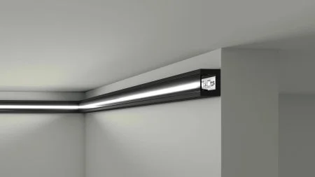 Профиль NMC Wallstyl IL12 Black (25х20х2000мм) в Чебоксарах