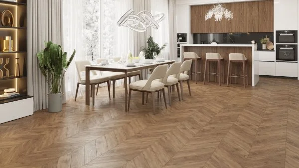 Кварц-виниловая плитка Alpine Floor Chevron Гевуина ECO 20-10 (2,5 мм. 43 класс) в Чебоксарах