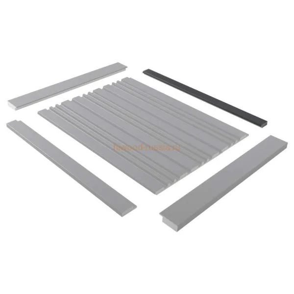 Финишный молдинг LF124B GR3 левый декорированный (31х12х2700мм) в Чебоксарах