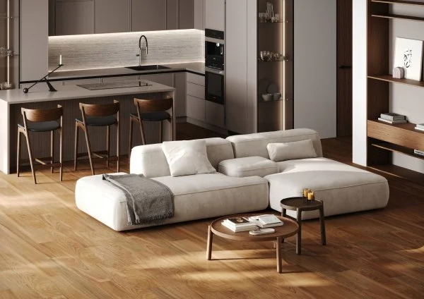 Паркетная доска Quartz Parquet Классик 5 мм Дуссия Африканская 550-63 в Чебоксарах