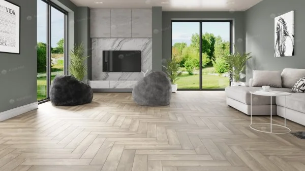 Кварц-виниловая плитка Alpine Floor Parquet Дуб Натуральный Отбеленный ЕСО 16-5 2.5 мм. 43 класс в Чебоксарах