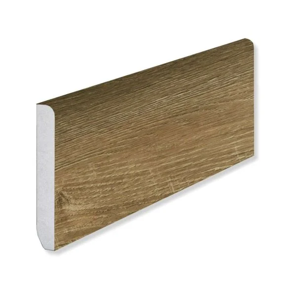 Кварцевый плинтус Fargo 61W921 Дуб Прага градиент 80х11х2200 мм в Чебоксарах