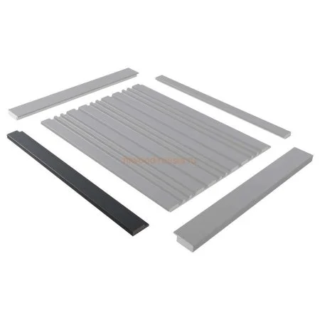 Финишный молдинг LF124A GR3 правый декорированный (42х12х2700мм) в Чебоксарах