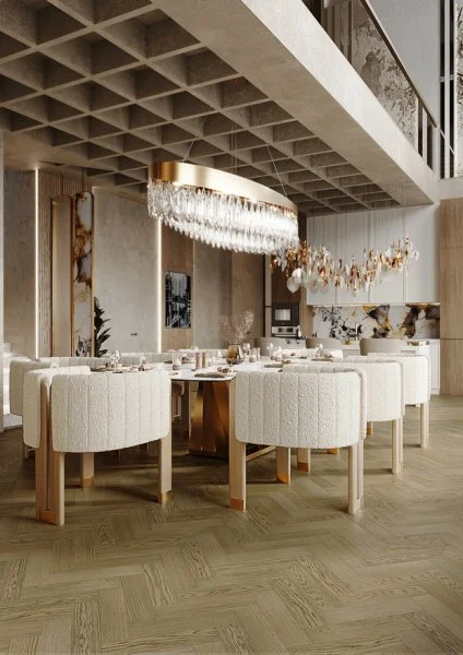 Паркетная доска Quartz Parquet Штучный паркет Дуб Конго 44-1258-54 в Чебоксарах