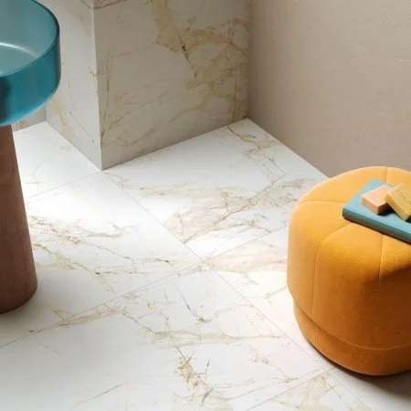 Керамогранит Coliseum Канова Уайт 60х120 (Натуральный и Реттифицированный) в Чебоксарах