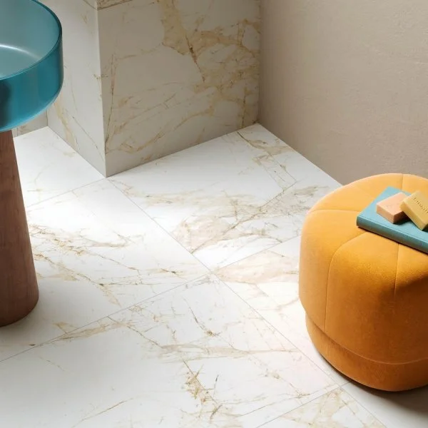 Керамогранит Coliseum Канова Уайт 60х120 (Натуральный и Реттифицированный) в Чебоксарах