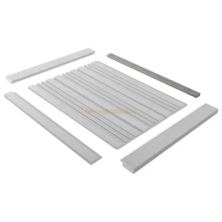 Финишный молдинг LF124B S339S левый декорированный (31х12х2700мм) в Чебоксарах