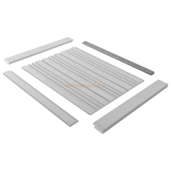 Финишный молдинг LF124B S339S левый декорированный (31х12х2700мм) в Чебоксарах