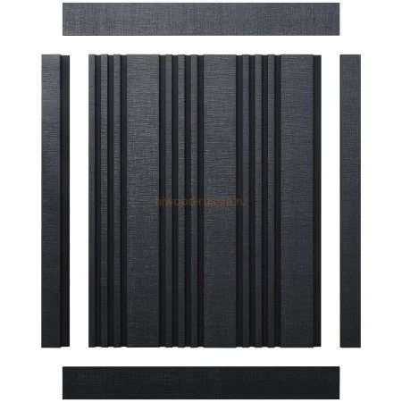 Финишный молдинг LF124B BK114K левый декорированный (31х12х2700мм) в Чебоксарах