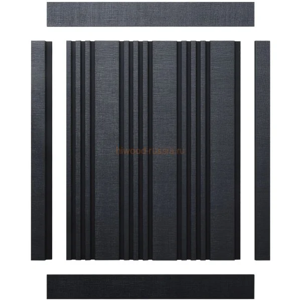 Финишный молдинг LF124B BK114K левый декорированный (31х12х2700мм) в Чебоксарах