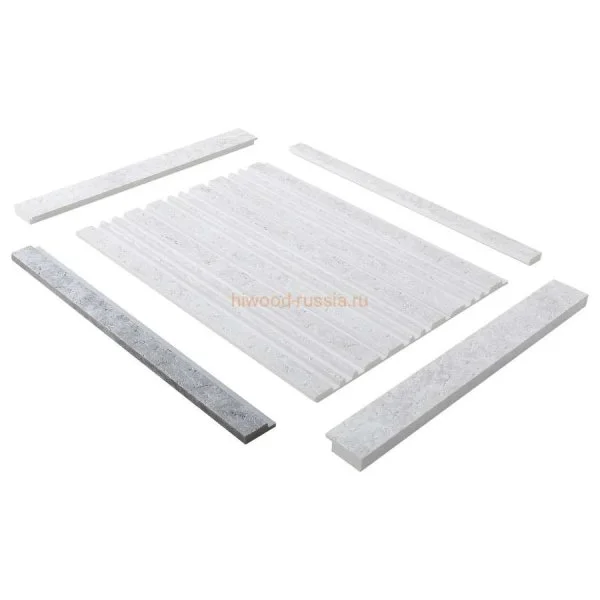 Финишный молдинг LF124A W50 правый декорированный (42х12х2700мм) в Чебоксарах