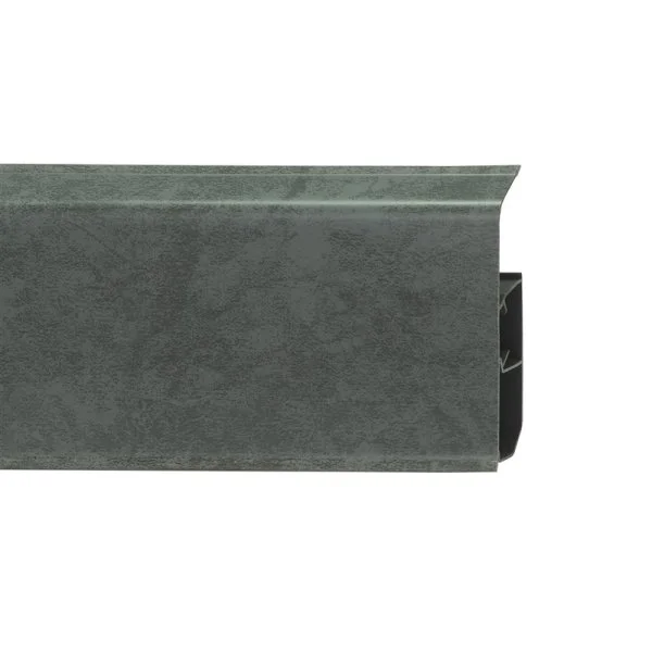 Пластиковый плинтус Royce №340 Мрамор Тёмный (80х24х2200мм) в Чебоксарах