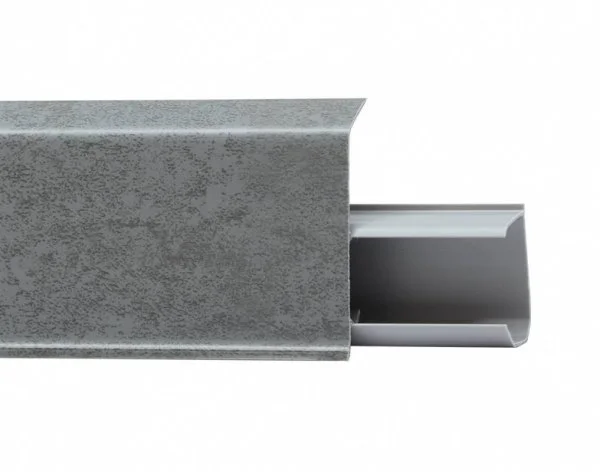 Пластиковый плинтус Royce №551 Грей (55х23х2200мм) в Чебоксарах