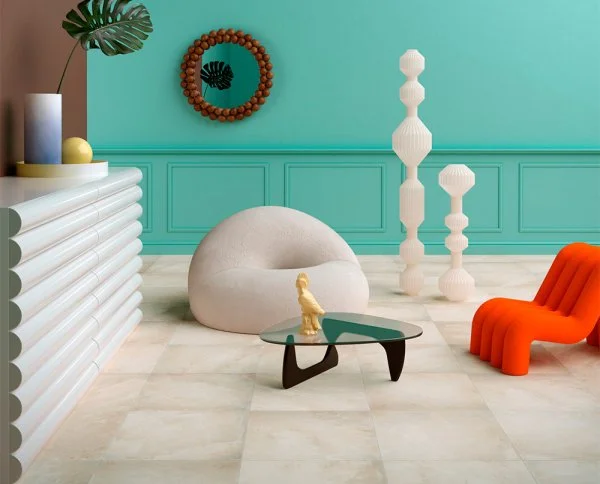 Керамогранит Coliseum Ривьера Уайт 60х60 (Натуральный и Реттифицированный) в Чебоксарах