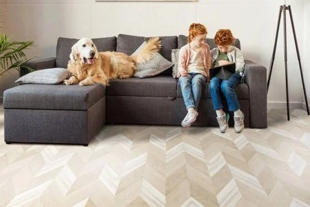 Пробковое покрытие CorkStyle Chevron Creme в Чебоксарах