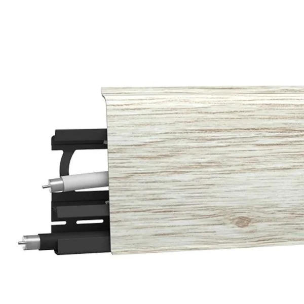 Плинтус пластиковый Arbiton INDO70 135 Дуб Платиновый 2,5 м в Чебоксарах