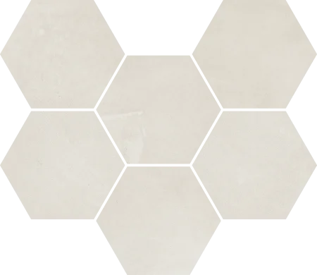 Керамогранит Italon Континуум Полар Мозаика Гексагон (Натуральная 25х29) в Чебоксарах