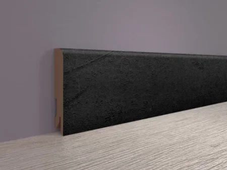 Плинтус MDF Bonkeel 24034 Чёрный Лофт (80х16х2400 мм) в Чебоксарах