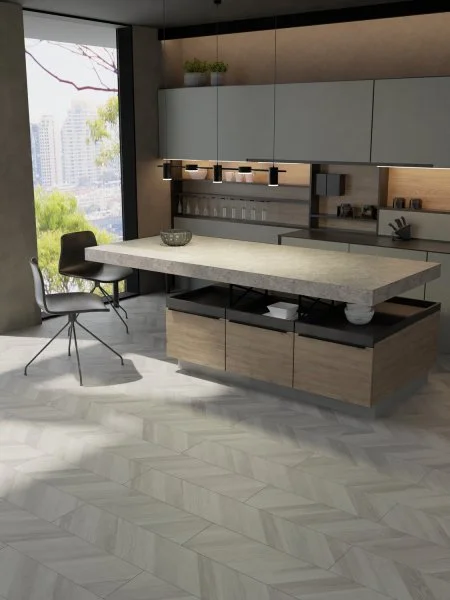 Ламинат Egger PRO 8/33 4V Large Дуб Кестинкорт Пепел левая EPL243F4CL в Чебоксарах