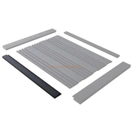 Финишный молдинг LF124A BK114K правый декорированный (42х12х2700мм) в Чебоксарах