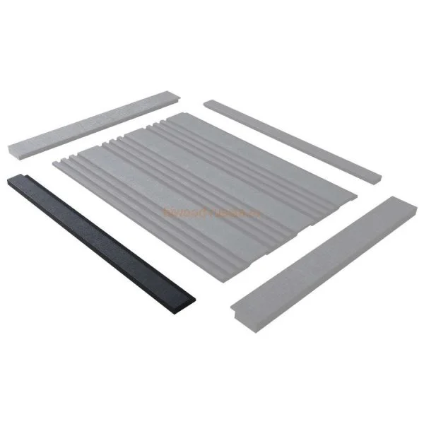 Финишный молдинг LF124A BK114K правый декорированный (42х12х2700мм) в Чебоксарах