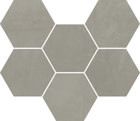 Керамогранит Italon Континуум Айрон Мозаика Гексагон (Натуральная 25х29) в Чебоксарах