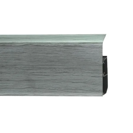 Пластиковый плинтус Royce №333 Серебристый Жемчуг (80х24х2200мм) в Чебоксарах