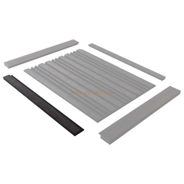 Финишный молдинг LF124A BR395K правый декорированный (42х12х2700мм) в Чебоксарах