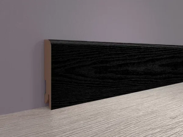 Плинтус MDF Bonkeel 24033 Чёрное Дерево (80х16х2400 мм) в Чебоксарах
