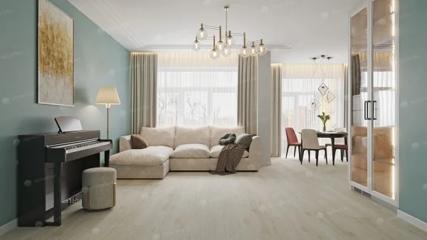 Каменно-полимерная плитка Alpine Floor Solo Модерато ECO 14-11, 3,5 мм 34 класс в Чебоксарах