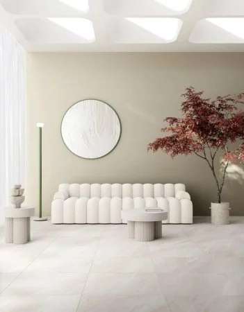 Керамогранит Coliseum Контеа Уайт 60х60 (Натуральный и Реттифицированный) в Чебоксарах