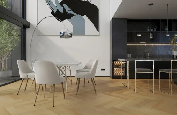 Паркетная доска Quartz Parquet Английская Ёлка Дуб Тоскана 33-407 в Чебоксарах