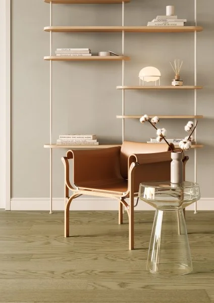 Паркетная доска Quartz Parquet Классик 5 мм Дуб Флэт Уайт 1258-55 в Чебоксарах