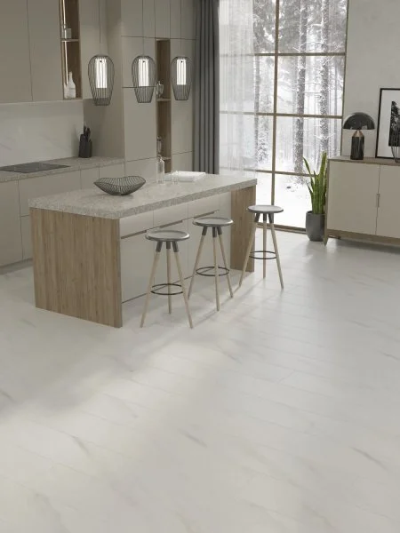 Ламинат Egger PRO 8/33 4V Large Aqua+ Мрамор Леванто белый EPL245 в Чебоксарах