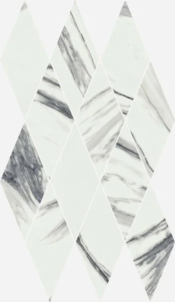 Керамогранит Italon Шарм Делюкс Статуарио Фантастико 28х48 мозаика Даймонд (Люкс) в Чебоксарах