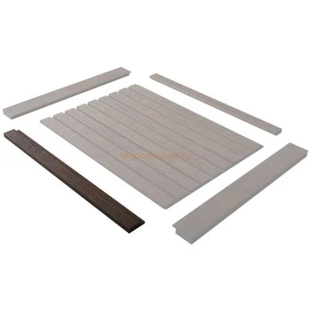 Финишный молдинг LF124A BR396 правый декорированный (42х12х2700мм) в Чебоксарах