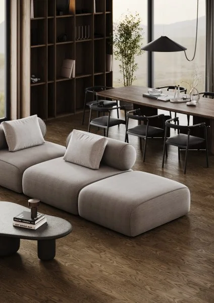 Паркетная доска Quartz Parquet Штучный паркет Дуб Брауни 44-413 в Чебоксарах