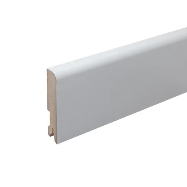 Плинтус MDF Bonkeel 24116 Белый (80х16х2400 мм) в Чебоксарах