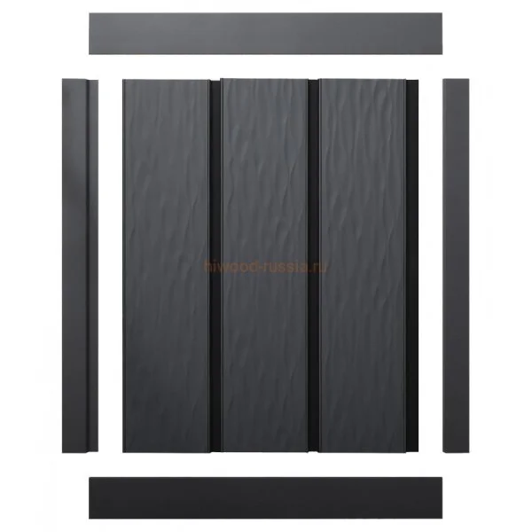 Финишный молдинг LF124A GR15K правый декорированный (42х12х2700мм) в Чебоксарах