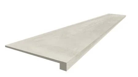 Керамогранит Coliseum Экспо Уайт Ступень фронтальная (Натуральный, 33х60) в Чебоксарах